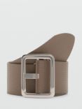 Mango Arizona Leather Belt, Light Brown