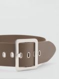 Mango Arizona Leather Belt, Light Brown