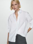 Mango Regu Long Sleeve Shirt, White