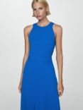 Mango Fenix Sleeveless Dress, Blue