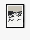 EAST END PRINTS Coit Collective Ski Landscape Framed Print