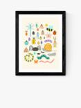 EAST END PRINTS Darcie Olley 'Bugs' Framed Print