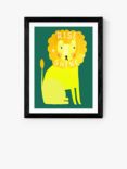 EAST END PRINTS Darcie Olley 'Rise and Shine Lion' Framed Print