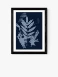 EAST END PRINTS Herald Black 'Cyano Foliage 1' Framed Print