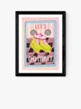 EAST END PRINTS Illustrated By Weezy 'Let's Go Party' Framed Print