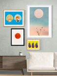 EAST END PRINTS Kubistika 'A Sunny Day' Framed Print