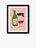 EAST END PRINTS Poet and Painter 'Wine Not?' Framed Print