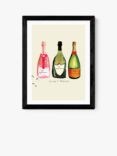 EAST END PRINTS Poet and Painter 'Fizzy O Therapy' Framed Print