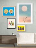 EAST END PRINTS Poet and Painter 'Fizzy O Therapy' Framed Print