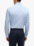 HUGO Heritage Cotton Slim Fit Shirt, Light/Pastel Blue