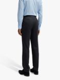 HUGO Tailored Wool Blend Trousers, Dark Blue