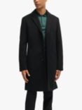 HUGO Hyde Wool Blend Coat, Black