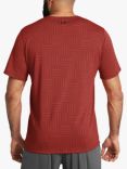 Under Armour Tech Vent T-Shirt, Orange/Black