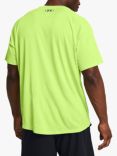 Under Armour Tech Textured Short Sleeve Top, Green / Black