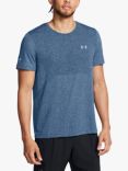 Under Armour Seamless Training T-Shirt, Blue/Reflective