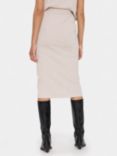 Saint Tropez Mila Knitted Pencil Skirt, Grey Morn