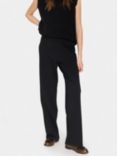 Saint Tropez Mila Knit Wide Leg Trousers, Black