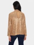 Saint Tropez Reyana Sequin Top, Gold