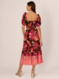 Adrianna Papell Floral Puff Sleeve Dress, Multi