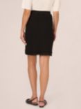 Adrianna Papell Fray Trim Pocket Skirt, Black