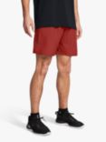 Under Armour Woven Shorts, Orange/Black