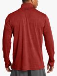 Under Armour Men's Half-Zip Tech Top, Orange/Black