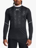 Under Armour Long Sleeve Sports Top, Black/White