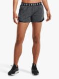 Under Armour Play Up Shorts, Black/White