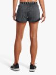 Under Armour Play Up Shorts, Black/White