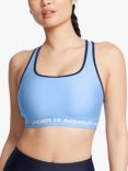 Under Armour Padded Crossback Sports Bra, Blue