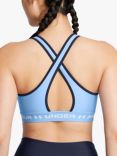 Under Armour Padded Crossback Sports Bra, Blue