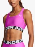 Under Armour Authentic Sports Bra, Magenta/White