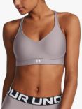 Under Armour Infinity Sports Bra, Grey/White