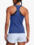 Under Armour Women's HeatGear Tech Mesh Sports Vest, Blue/White