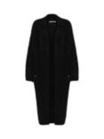 Saint Tropez Gela Longline Wool Blend Cardigan, Black