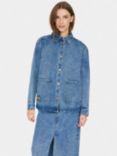 Saint Tropez Gabi Boxy Denim Jacket, Medium Blue