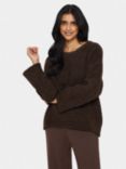 Saint Tropez Gela Oversized Sleeve Wool Blend Jumper