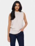 Saint Tropez Aileen Sleeveless Top, Grey Morn