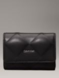 Calvin Klein Diamond Quilted Wallet, Ck Black