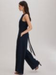 FLORERE Wide Leg Jumpsuit, Navy