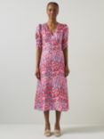 L.K.Bennett Erin Floral Dress, Pink/Multi