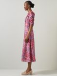 L.K.Bennett Erin Floral Dress, Pink/Multi