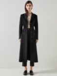 L.K.Bennett Christie Wool Coat, Black