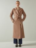 L.K.Bennett Frances Wool Coat, Camel