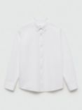 Mango Kids' Oxford Shirt, White