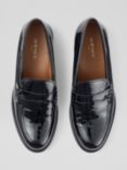 L.K.Bennett Arissa Patent Leather Penny Slot Tuxe Loafers, Black