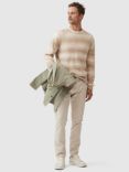 Rodd & Gunn Wave Break Space-Dyed Knit Jumper, Camel