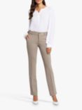 Sculpt Her Classic Straight Trousers, Saddlewood