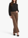 Teresa Wide Leg Corduroy Trousers, Elmwood