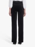 NYDJ Velveteen Straight Leg Trousers, Black